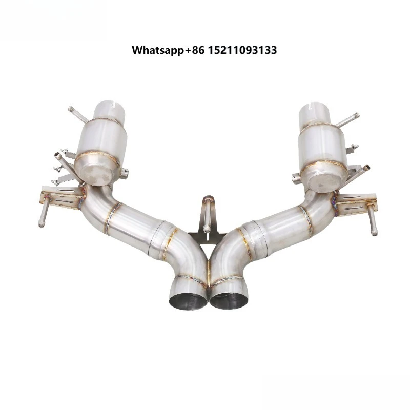 High Performance Stainless Steel 304 Valve Muffler  Exhaust System for 296