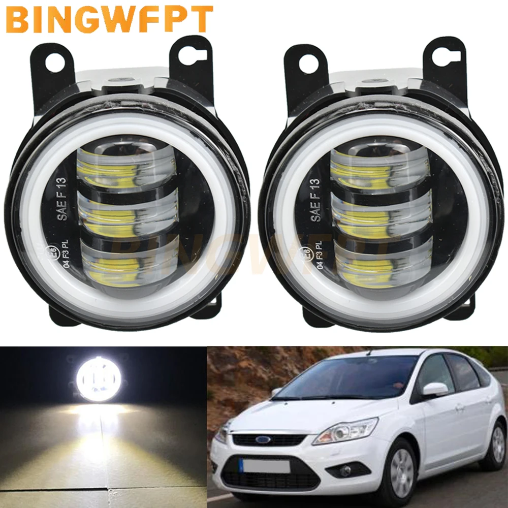 Fog Lights LED H11 12V Fog Lamp For Ford Fusion Mondeo 2013 - 2016 For Focus Sedan 4Door 2009-2011 For Ford Freestyle SEL 2005