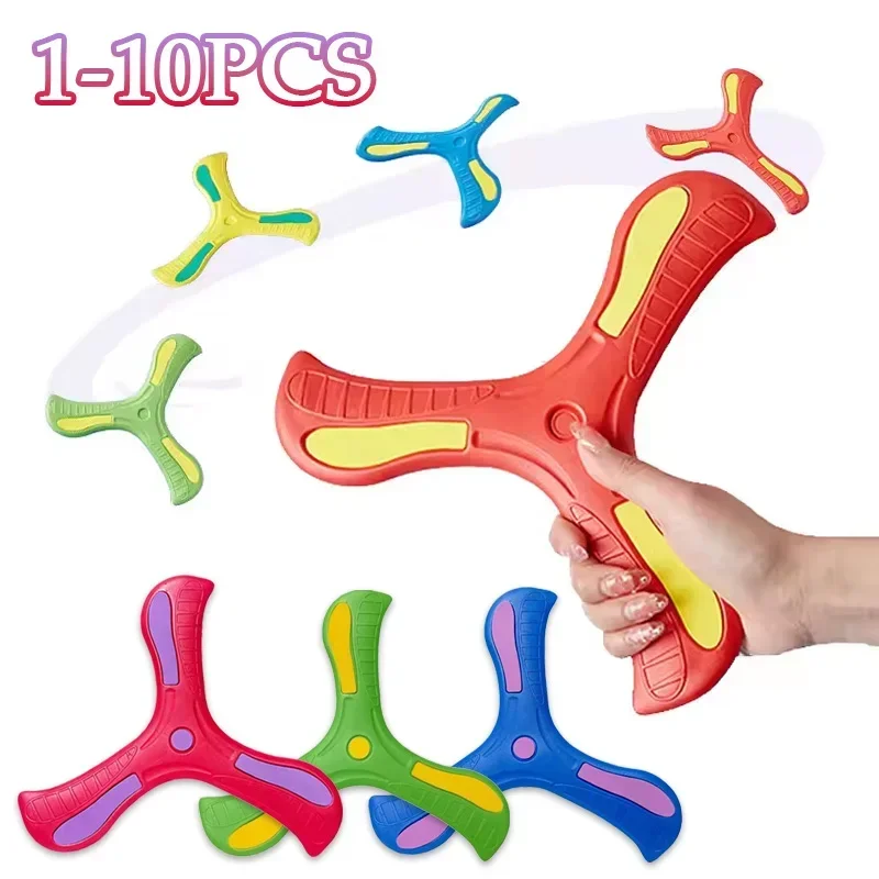 Boomerang per bambini e adulti Design in morbida schiuma per giochi all'aperto Ragazzi e ragazze Speed Racer Catch rapido Boomerang Giocattoli per adolescenti