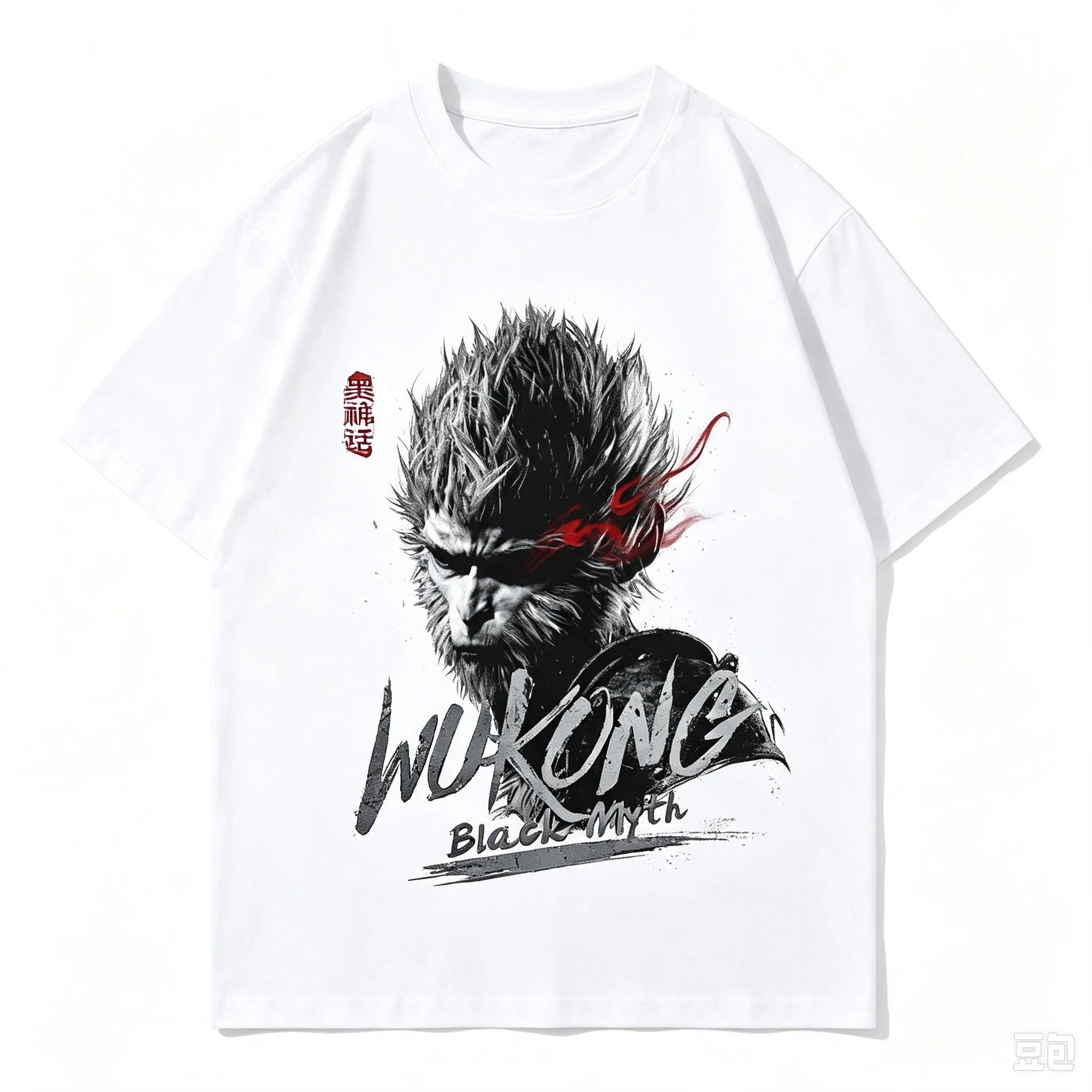 Black Myth Wukong Game T‑shirt Men Women Sun Wukong Graphic Tee Chinese Game Streetwear Unisex Short Sleeve Casual Cotton Tops