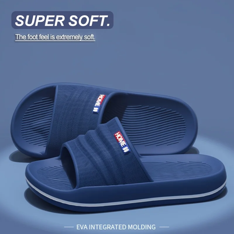 

Мужские домашние тапочки, домашние тапочки, женские нескользящие тапочки из ЭВА с толстой подошвой для ванны и душа