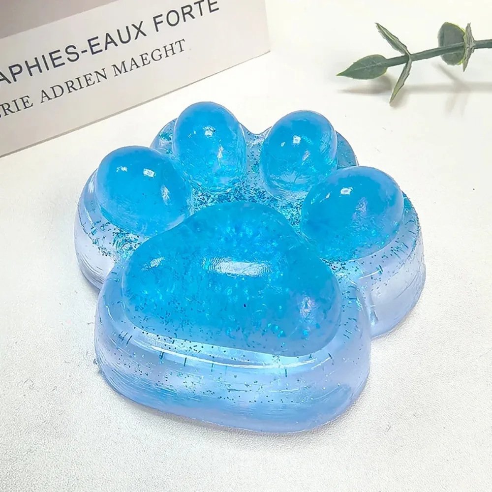 Morbido Taba Squishy Cat Paw Fidget Toys Giocattolo sensoriale antistress per bambini Adulti Rilassamento dell'ansia, Regalo da spremere per gli amici