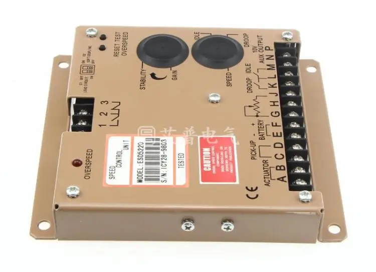 Generator Set Governor ESD5220 Engine Speed Control Board GAC Control Execution Governor