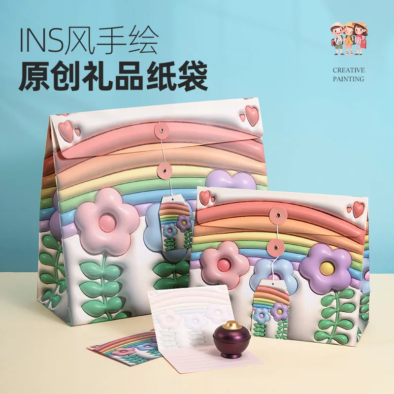 

Customized. New Bag Birthday Bag Candy Snack Packaging Handbag Box Makeup Bag