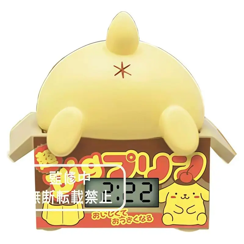 Pochacco Pom Pom Purin Gashapon Carton Clock Modeling Desktop Ornament Collectible Toy - view 6
