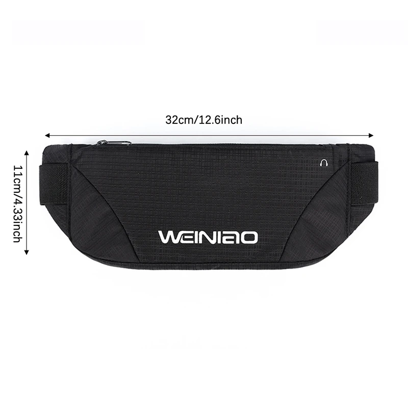 2024 New Female Running Waist Bag Waterproof Sports Gym Mobile Phone Bag Men Women Hidden Pouch Sports Running Belt Waist Pack