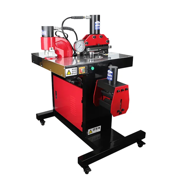 High Precision VHB-200 Busbar Cutting and Bending  , Hydraulic Bus Bar Processor for Copper & Aluminum Busbar Fabrication