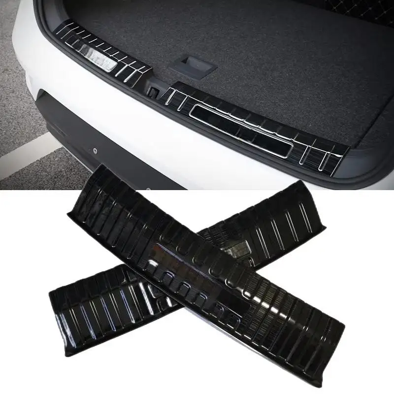 For Volkswagen VW T-ROC TROC 2018 2019 2020 2021 2022 2023 Accessories Car Rear Bumper Sill Protection Guard Panel Cover Trim