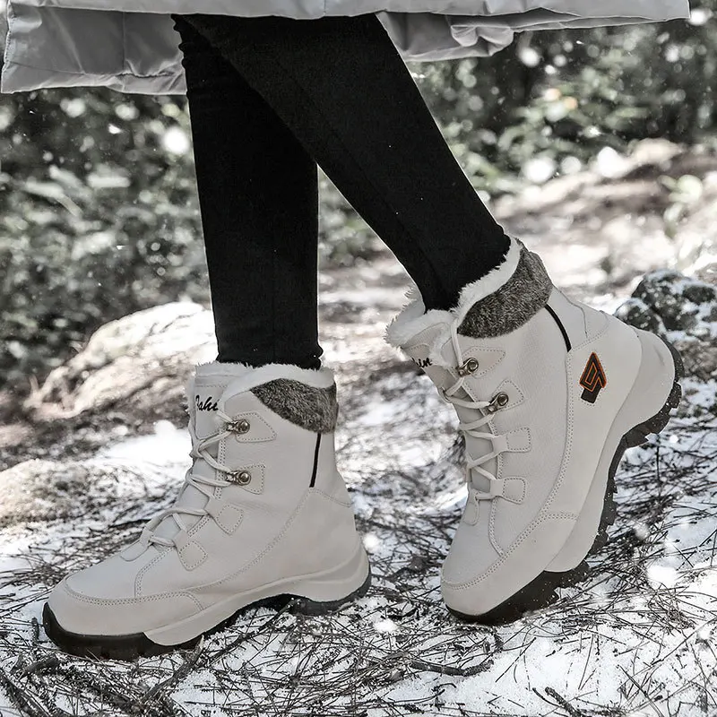 

Зимние зимние ботинки большого размера, альпинистская обувь, мужская и женская походная обувь, пара, спортивная противоскользящая прогулочная обувь на открытом воздухе WSH5399