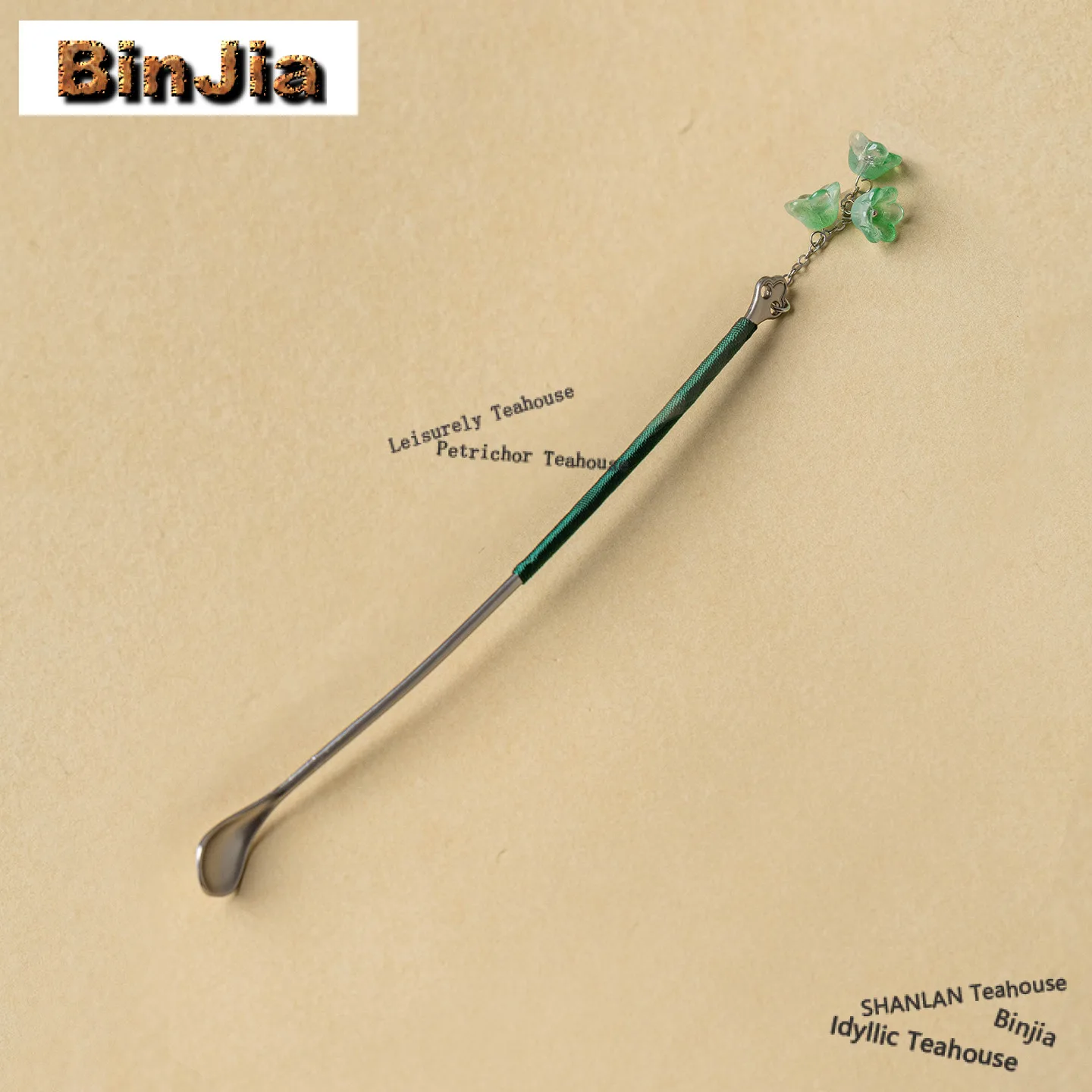 Lily Of The Valley Tassel Tea Scoop Boutique Alloy Chahe Household Appreciation Ladle Kung Fu Tea Tea Services Equipment Gift