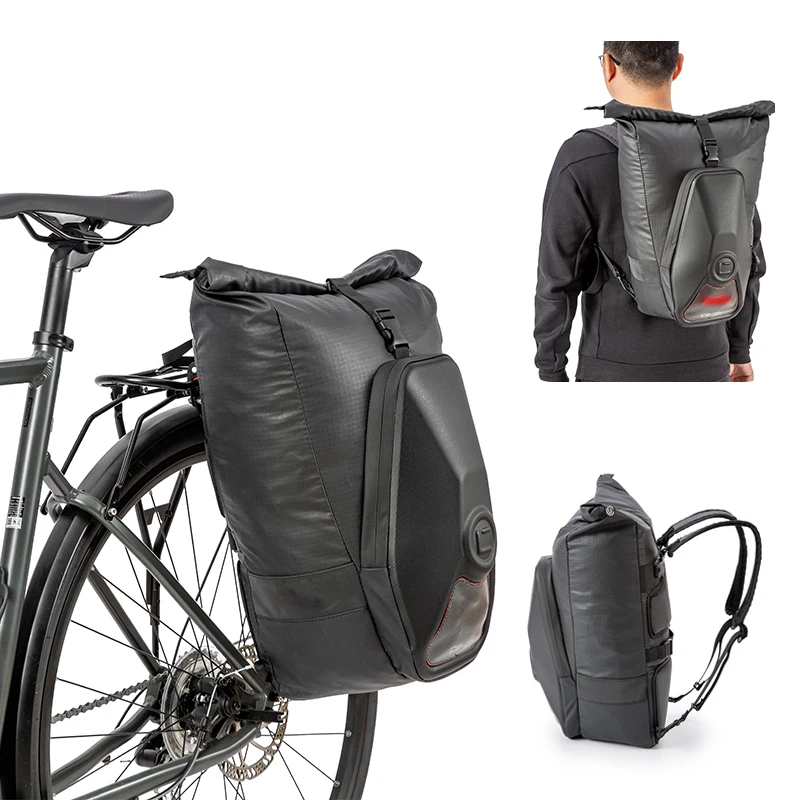 

Factory 20L 3 in 1multi-functional EVA Waterproof Reflective Bike Pannier Bag Backpack Bicycle Bags & Boxes Cycling Traveling