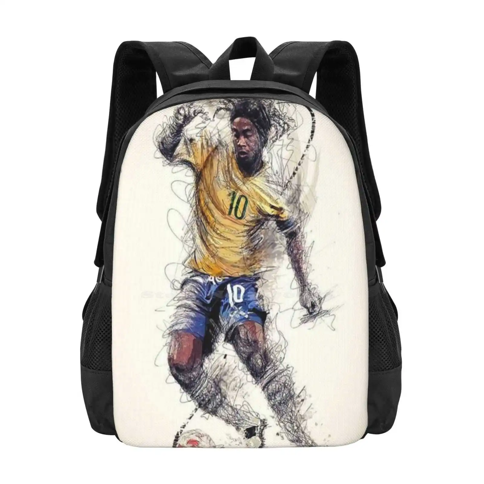 Ronaldinho Hot Sale Schoolbag Backpack Fashion Bags Ronaldinho Goals Ronaldinho Gaucho Ronaldinho Gaúcho Ronaldinho Tricks