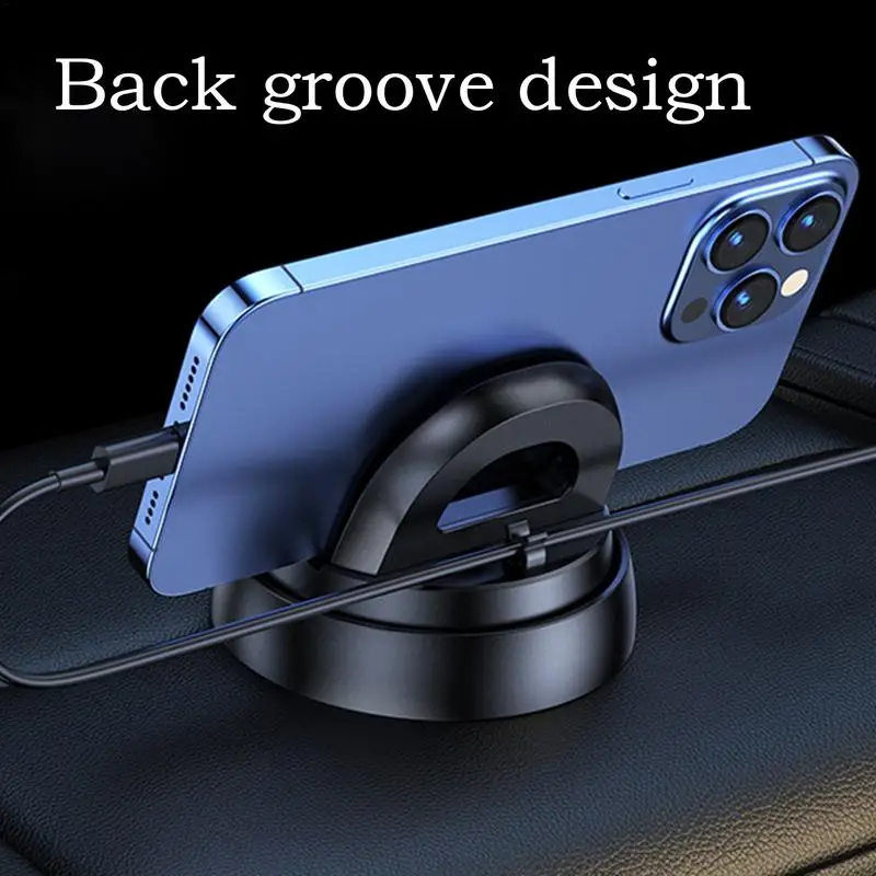 

Car Phone Mount 360 Degree Rotatable Cell Phone Car Mount With Non-Slip Silicone Automobile Phone Holder For Car Dashboard