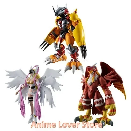 IN STOCK Bandai Digimon Adventure War Greymon Zudomon Angemon Angewomon Metal Garurumon Lilimon Box Eggs SHODO Toy for Kids Gift