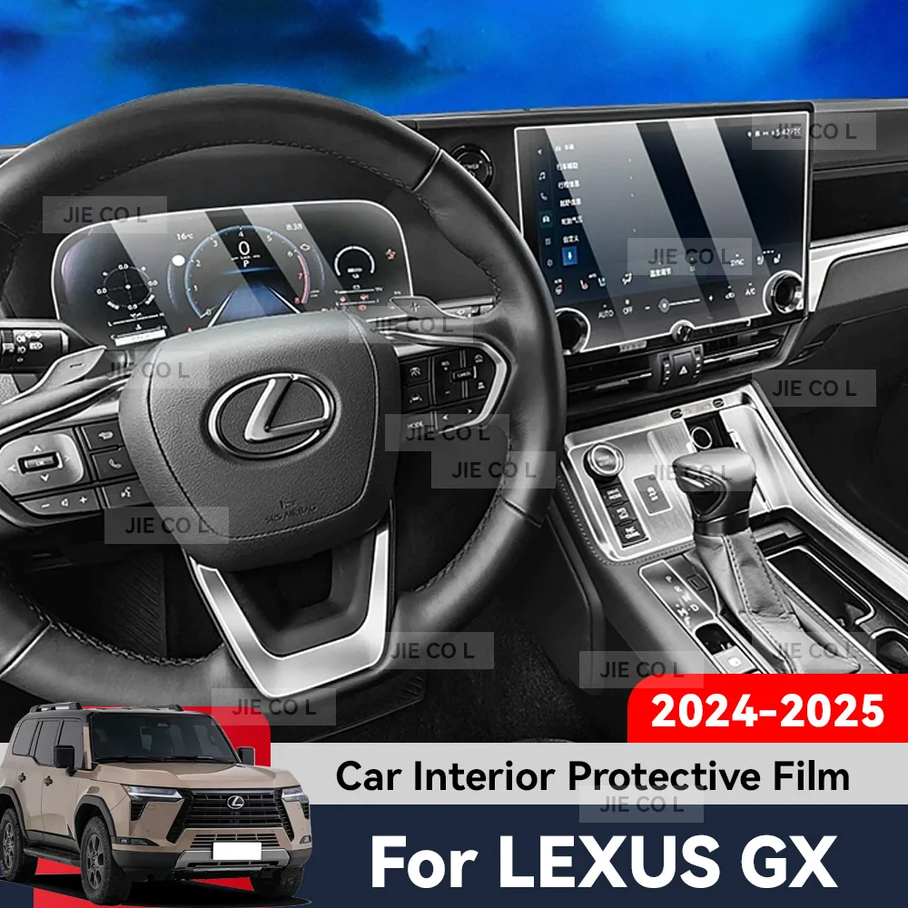 

Auto Central Control TPU Navigation Anti Scratch interior Protection Film Navigation For LEXUS GX 550h 2024 2025 Accessories