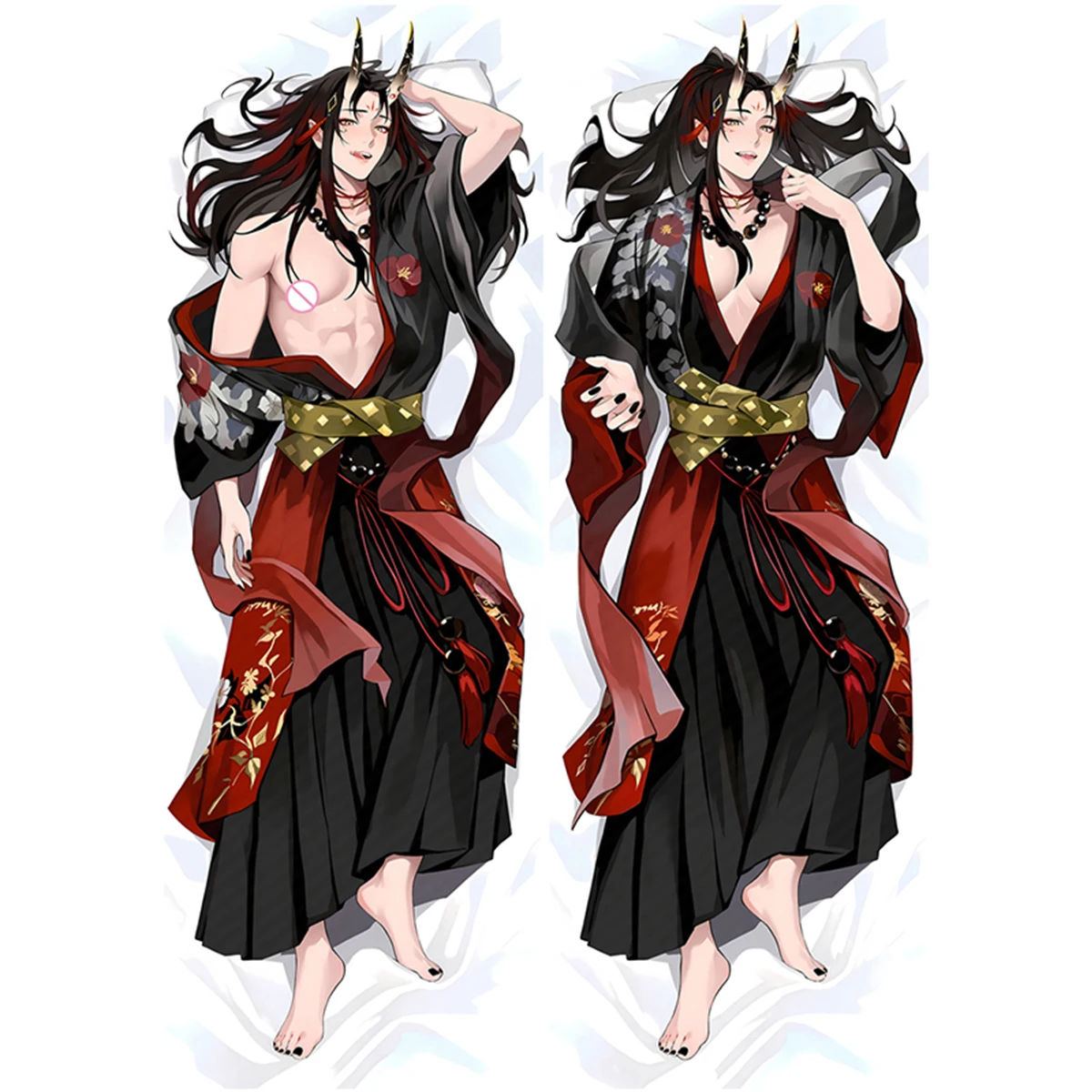 

Ayakashi Large Dakimakura Cover Anime Fox Male Long Life Size Equal Body Pillow Case Customized Printed Waifu Gift