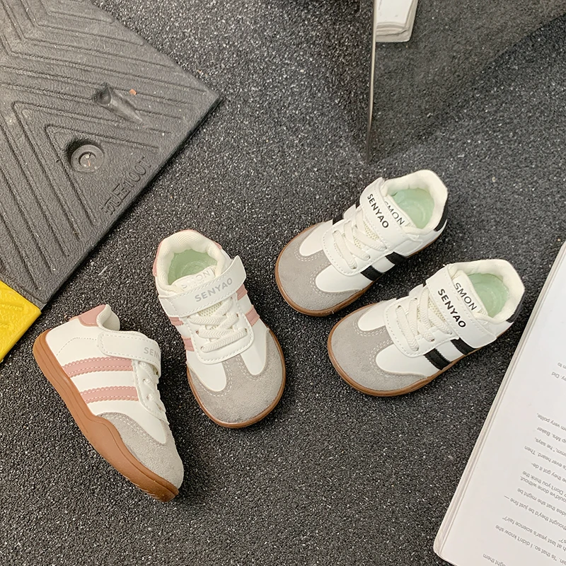 

2026 Hot Selling Spring And Autumn Baby Unisex Walking Indoor Outdoor Toddler Shoes High Quality PU Leather Walkers Sneakers