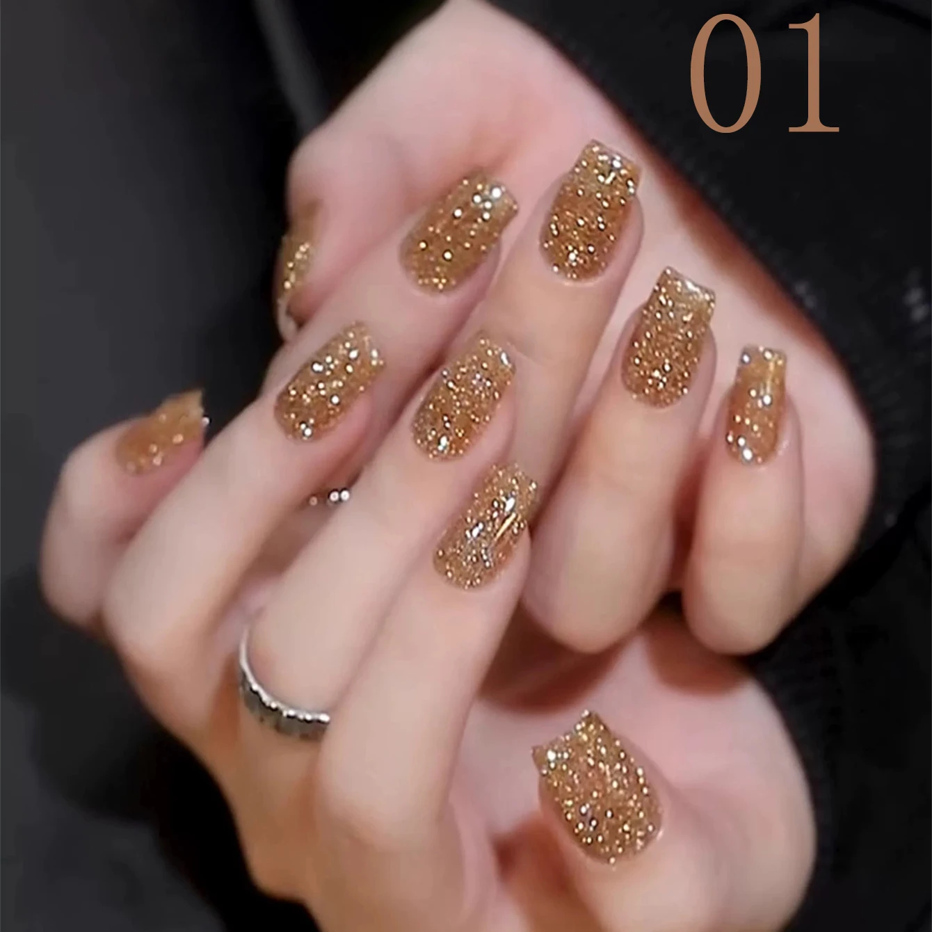 12ML Autunno Unghie Flash Maillard Disco Diamante Rotto Glitter Gel Smalto per Natale Halloween Nail Art Salon e Home