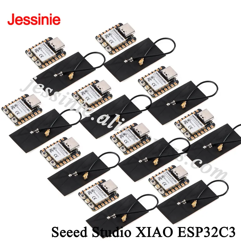 10pcs/1pc ESP32C3 Seeed Studio XIAO BLE WIFI Wireless Development Board Module ESP32 Tiny MCU 4MB 400KB For Arduino