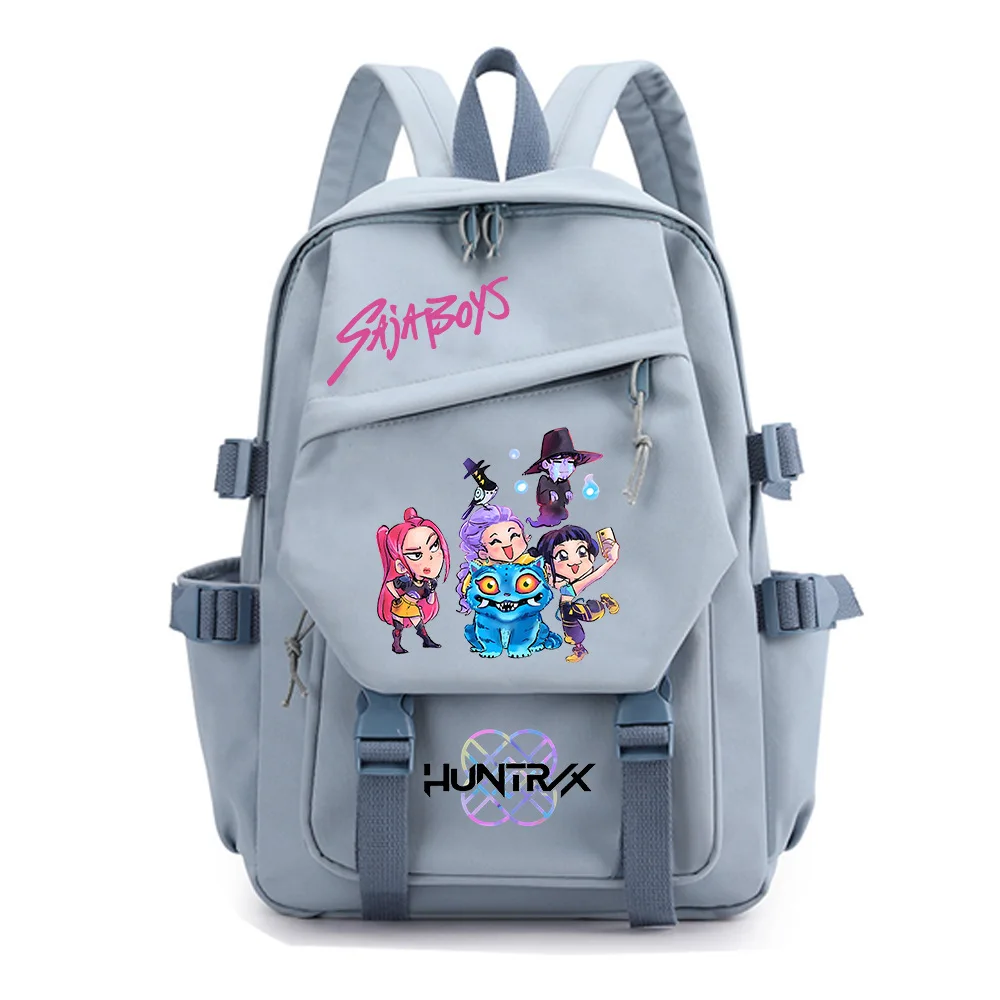 Anime K-Pop: Demon Hunters Cosplay Backpacks Mira Rumi Zoey School Bags Saja Boys Travel Backpack Halloween Costume Accessories