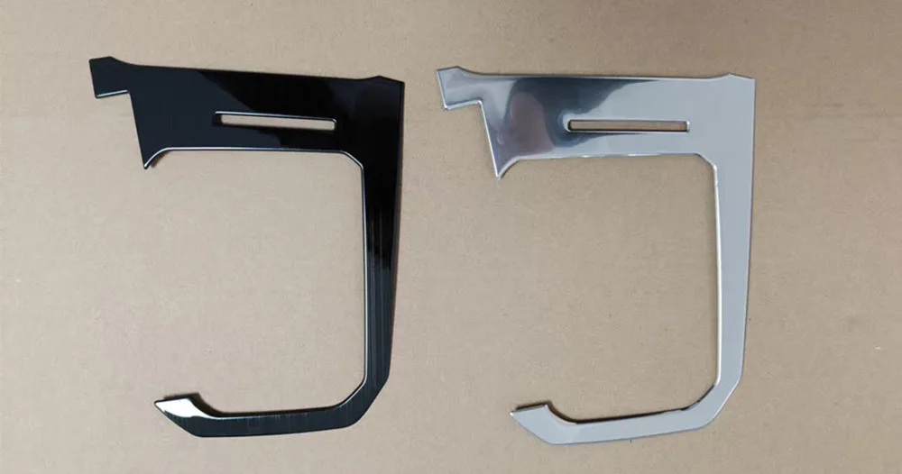 Auto Mittelkonsole Schalthebel-Abdeckung Dekorblende für Volkswagen VW Virtus 2023-2026 Edelstahl Innenraum-Zubehör – Detail 4
