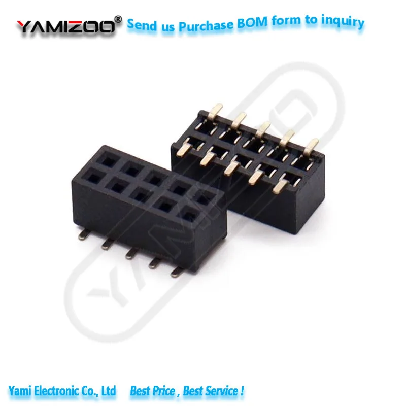 5~10 Stück SMD Doppelreihiger 2-mm-Buchsenstecker 2,0 mm 2*3/4/5/6/7/8/12/15/40P – Detail 4