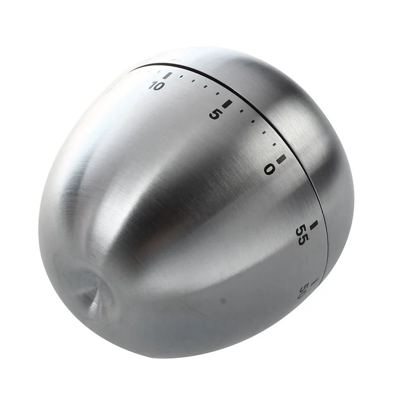 

BTLIFE-2X Нержавеющая сталь 60-минутный обратный отсчет Кухонный механический будильник для приготовления пищи Таймер - Форма