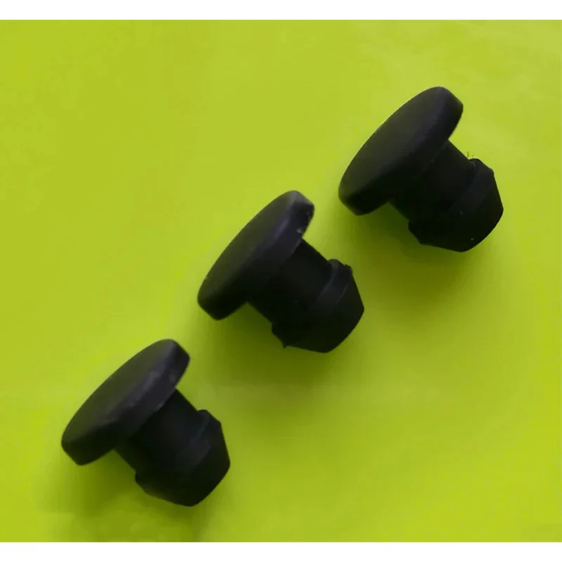 15 peças tampas de borracha de silicone tipo t preto tampa de plugue junta de encaixe tampa final rolha de vedação 5/5.5/6/6.5/7/7.5/8 - 10mm