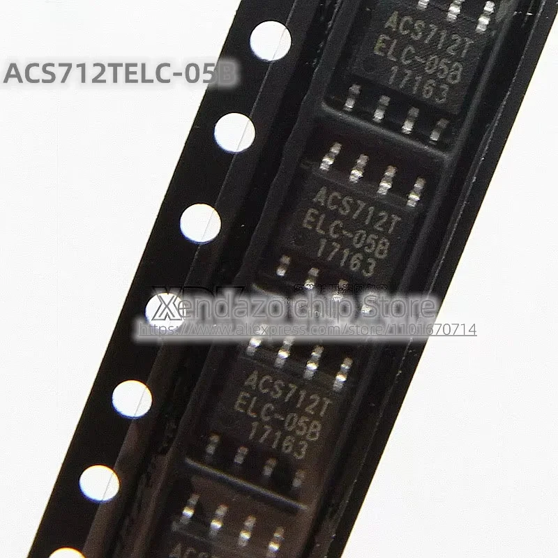 5pcs/lot ACS712ELCTR-05B-T ACS712TELC-05B ACS712T SOP-8 package Original genuine sensor chip