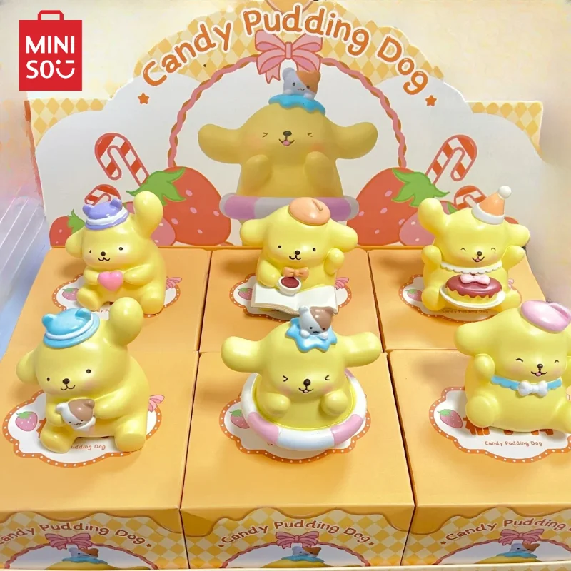 

Blind Box Candy Pompompurin Doll Sanrio Desktop Model Birthday Gift Cake Decoration Surprise Children's Toy