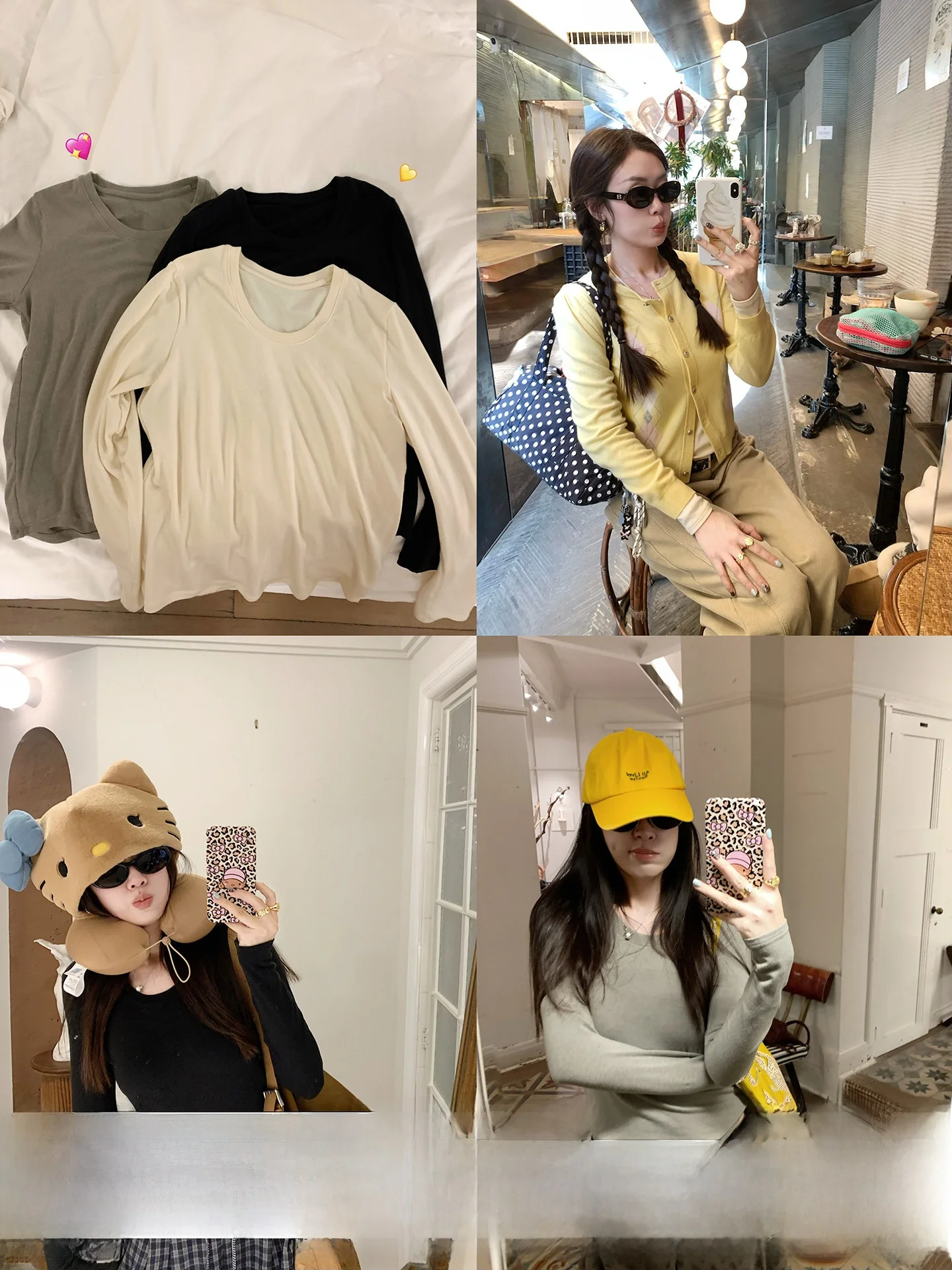 

Женская футболка Stberry Jump Color Wool U-Ne Long Sve, зимняя, приятная для кожи, утягивающая, универсальный топ с базовым слоем