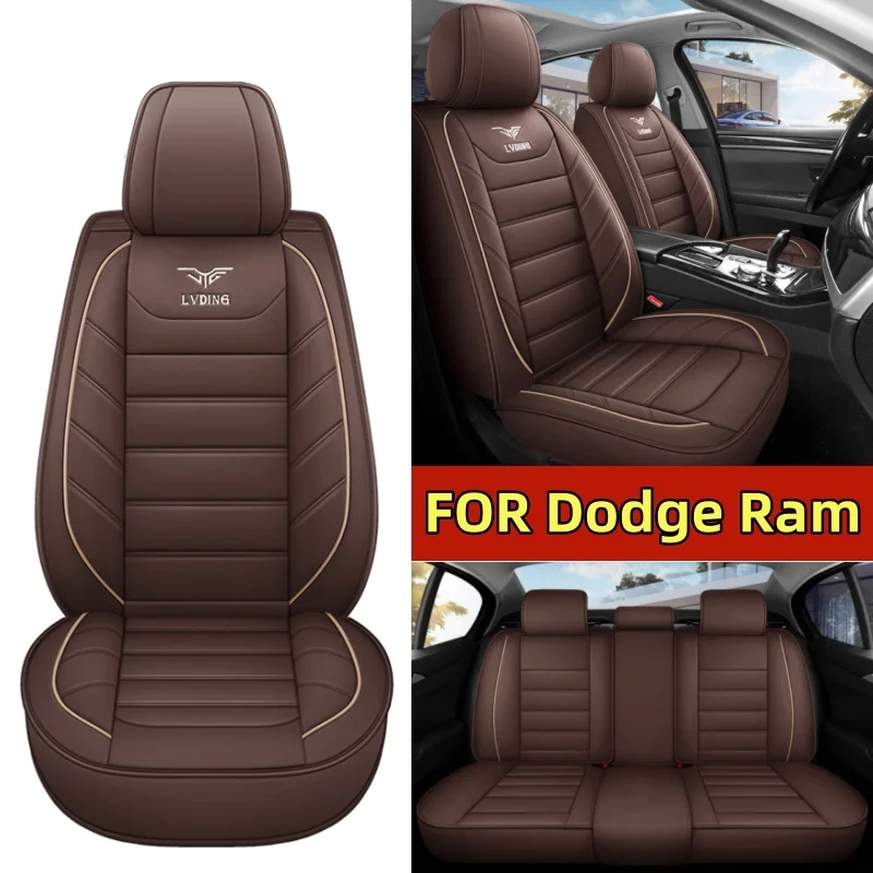 

Чехлы на автомобильные сиденья Dodge Ram мягкие и полностью покрытые из искусственной кожи ДЛЯ водонепроницаемости как передние и задние сиденья.