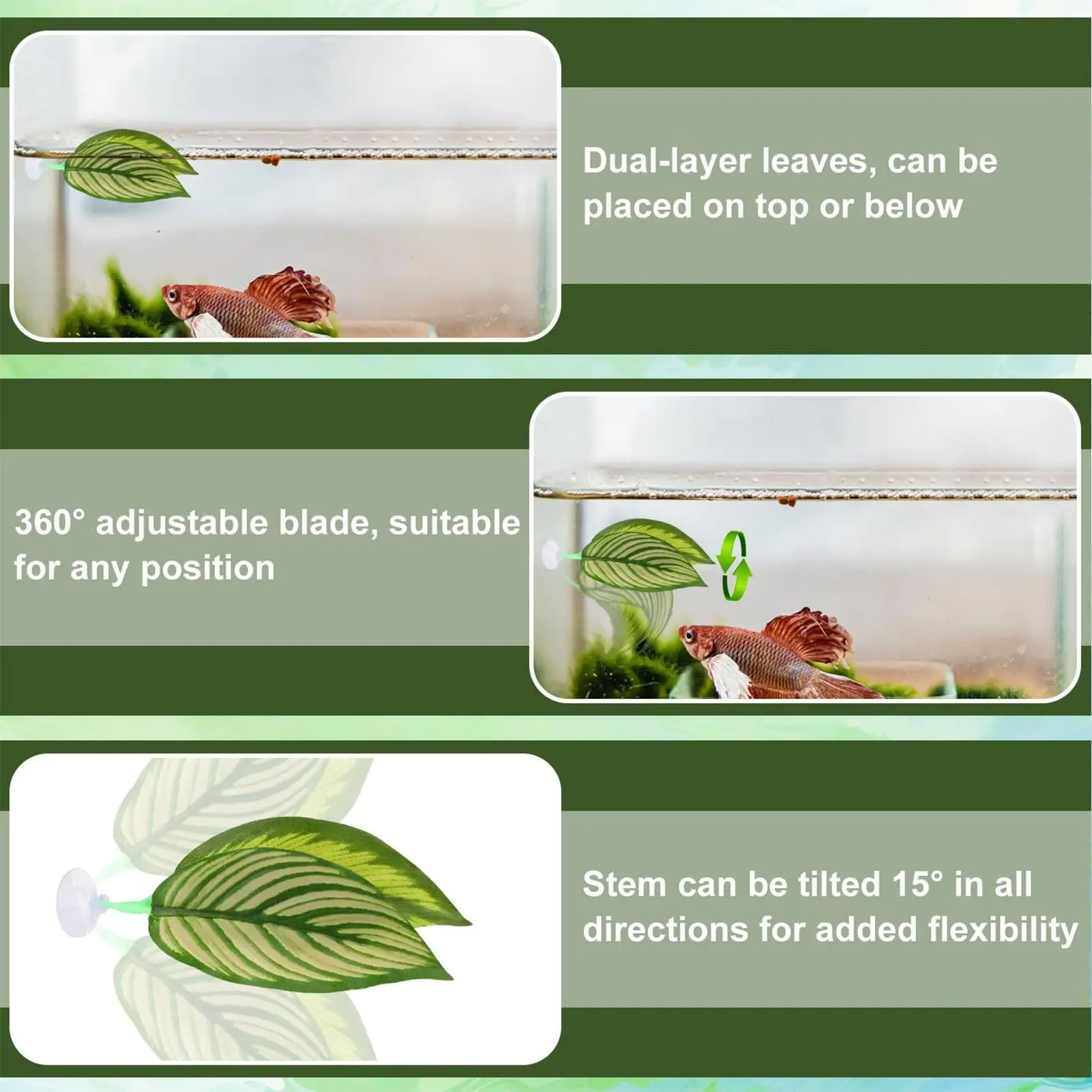 Hamaca Betta, 5 piezas, hamaca suave Betta, juguetes, cama para pecera, decoración de acuario para jugar cría de camarones, Corydora, Kuhli Loach