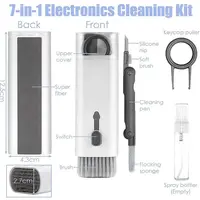 7-in-1 Computer Keyboard Cleaner Brush Kit Earphone Cleaning Pen For Headset Keyboard Cleaning Tools Cleaner Keycap Puller Kit 6