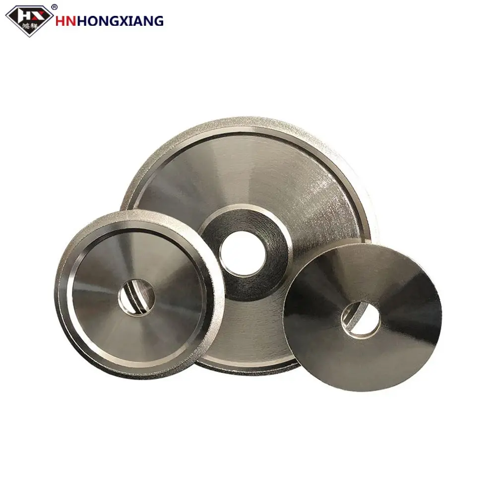 

Single Bevel Flat Shaped Electropalted Diamond Grinding Wheel For Tungsten Carbide Saw Blade Milling Cutter Tools