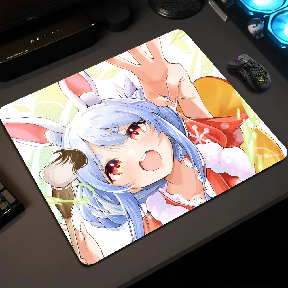 

Pekora Usada Hololive Girl Anime Mousepad Small LockEdge Mouse Pad For Gamers Computer Desk Pad Anti-slip Rubber