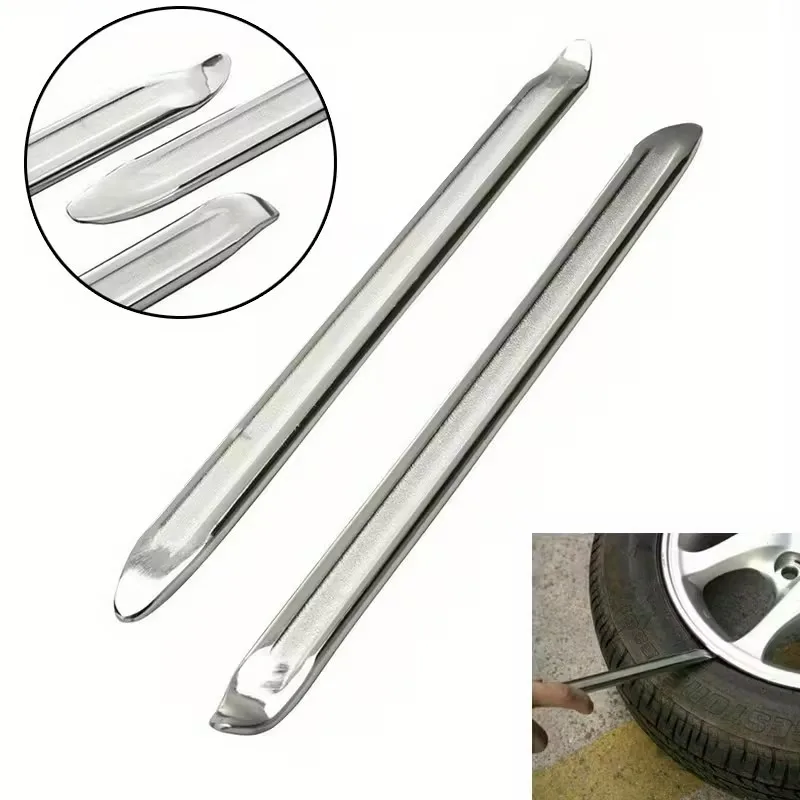 

Steel Crowbar Curved Tire Lever Pry Bar Repair Tool for Car Bike Motorcycle Maintenance Disassemble