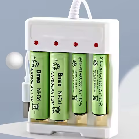 Smart Charger AA Battery Li-ion Battery Batteries USB Charger Lithium Battery Charger Battery Charging Station Battery Charger