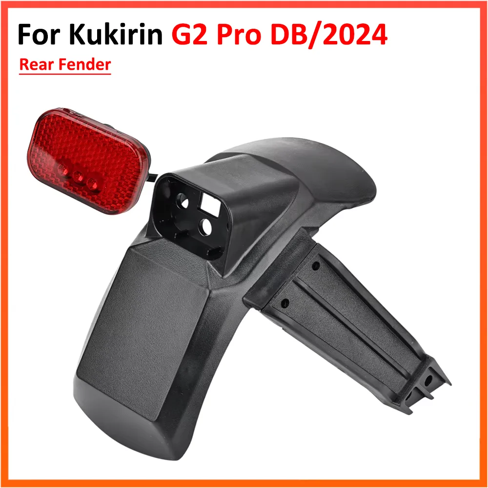 Rear Fender for Kukirin G2 Pro 2024 Version Kickscooter Mudguard Electric Scooter Taillight Bracket Replacement Accessories