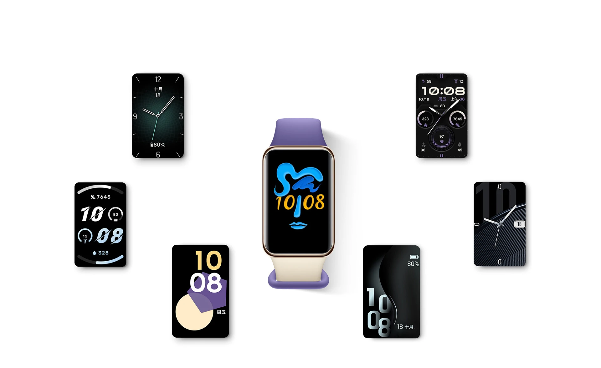 جهاز تتبع اللياقة البدنية HONOR Band 9 بشاشة AMOLED مقاس 1.57 بوصة، عمر بطارية 14 يومًا، 96 وضعًا للتمرين، شاشة نشاط طوال اليوم