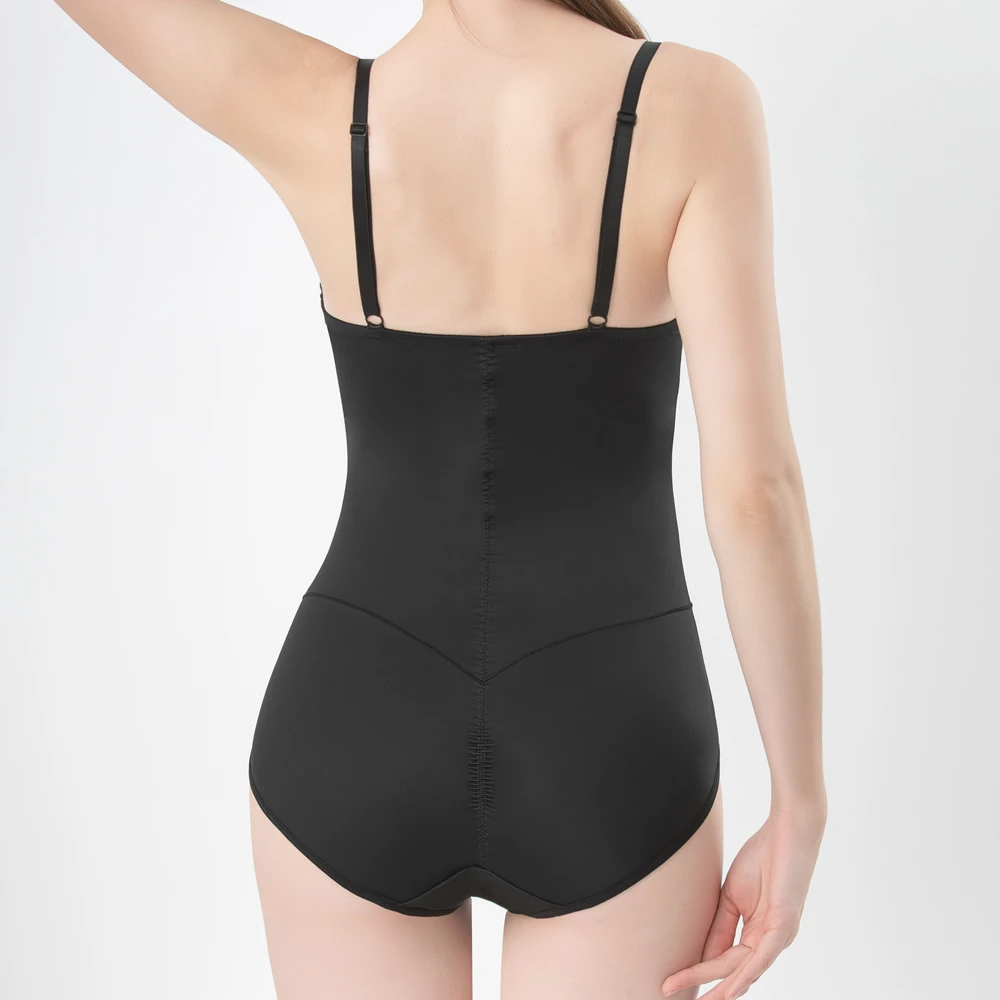 

ZHAN BEAUTY 2109-2 Shapewear Bodysuit with Bra Mesh Tummy Sculpting Shapewear