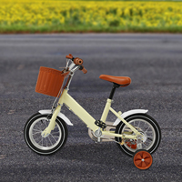 12In Children's Bicycle White Carbon Steel Balance and Pedal Learning Bicycle for 2-4 Years Old 40kg Load Bearing Capacity