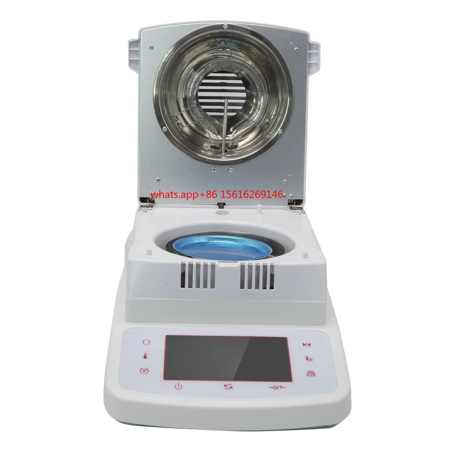 WEST TUNE DHS20A 110g 1mg Digital Touch Screen Halogen Moisture Analyzer Grain Halogen Moisture Analyzer Plant Moisture Meter