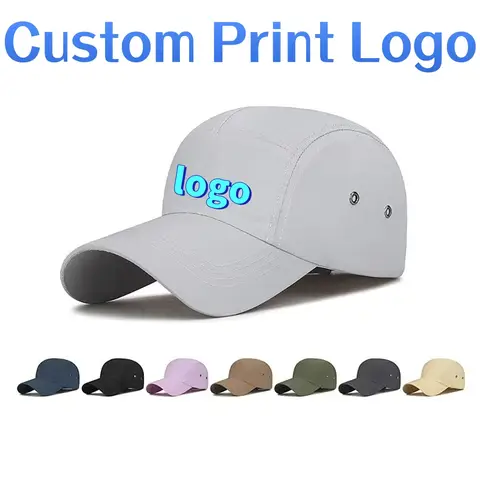 Customized Printed Logo UV Resistant Quick Drying Baseball Cap Men And Women Sun Shading Sports Hats Outdoor Sun Protection Caps