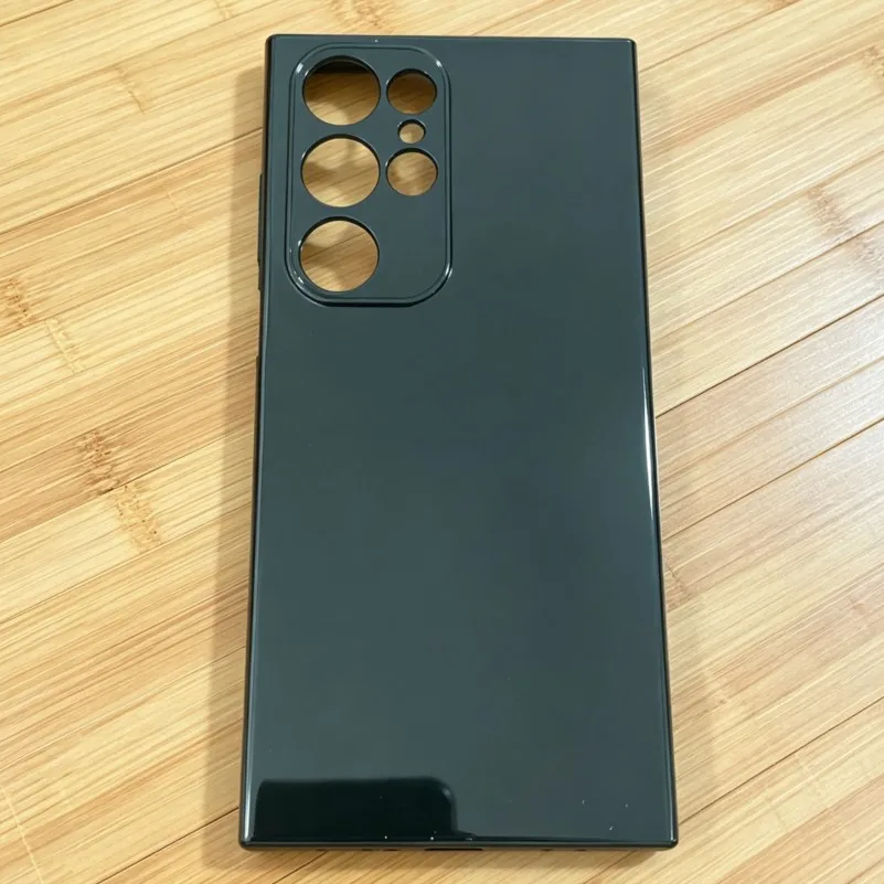 black glossy tpu soft phone case guard on for Oukitel C61 Pro protective cover shell shield protector coque