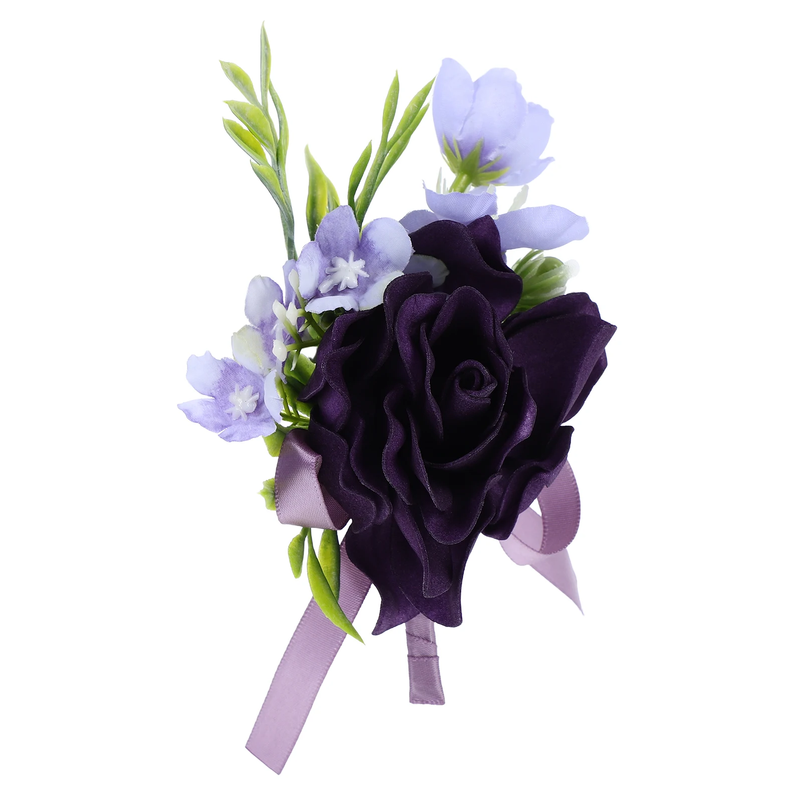 

Artificial Rose Brooch Pin Elegant Design Wedding Homecoming Party Prom Accessories Silk Flowers Plastic Satin Fabric Versatile