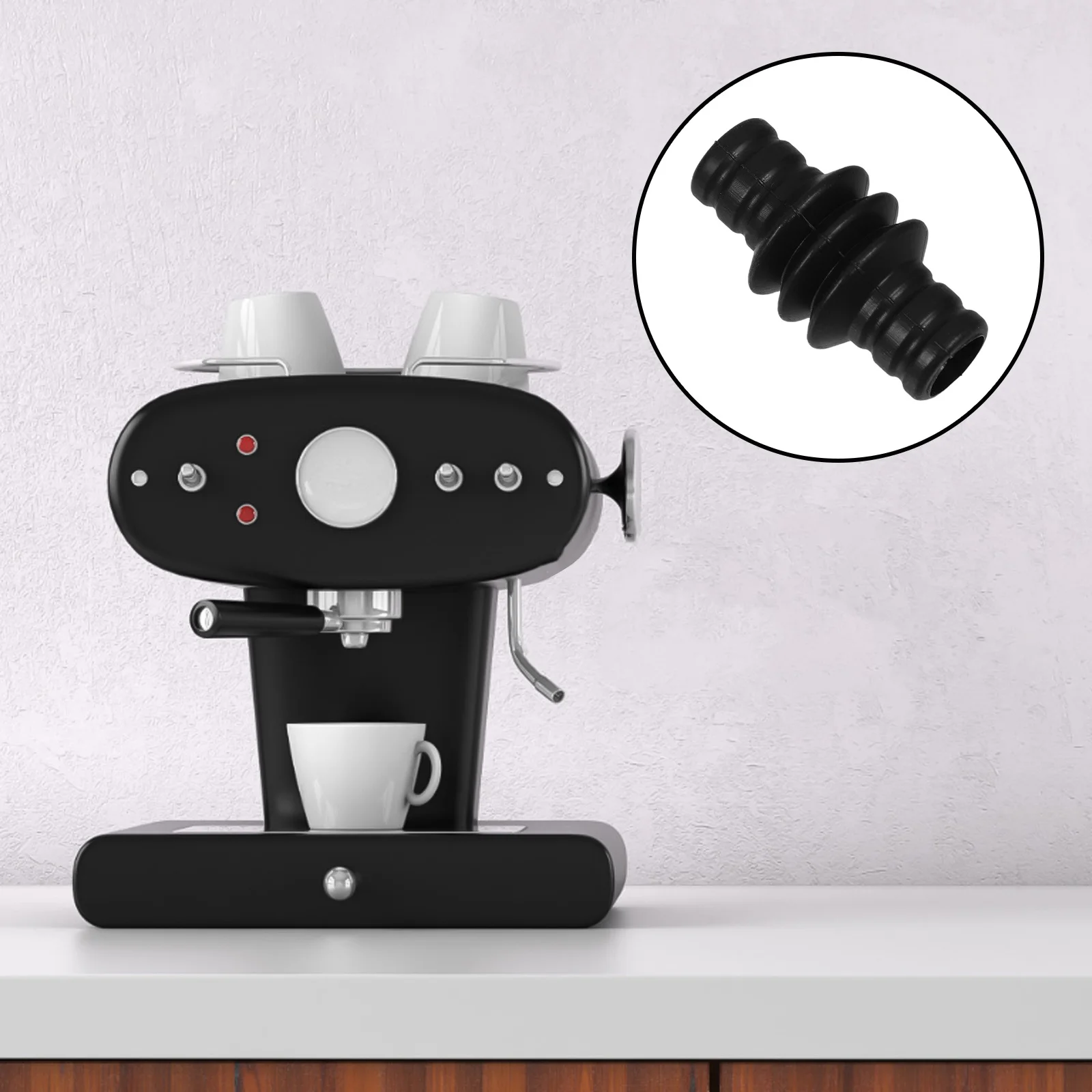 

Heat Resistant Rubber Sleeve for Coffee Machine Steam Wand Insulation Protector Cover Anti-Burn Grip for Espresso Maker