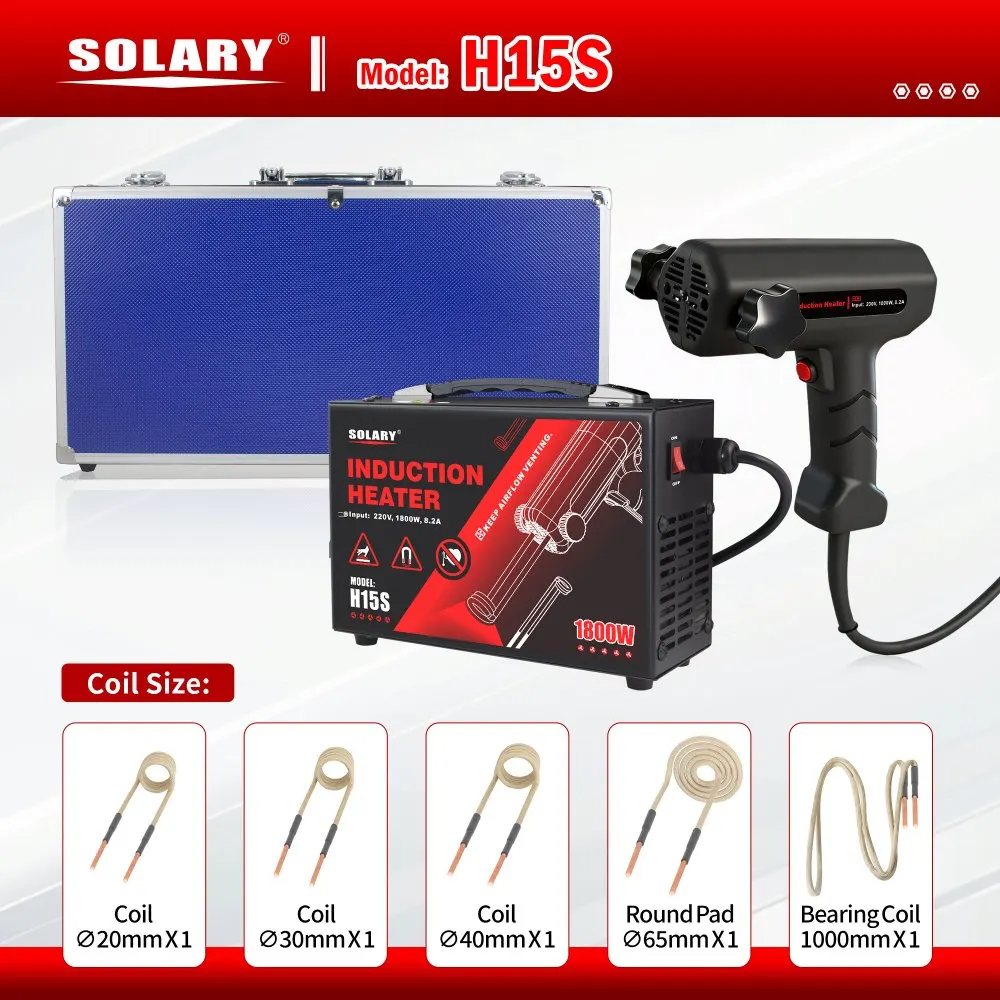 Professional 1600W/2000W Infrared Heater Fast & Safe Bolt Bearing Gear Heating Tool Plastic Material