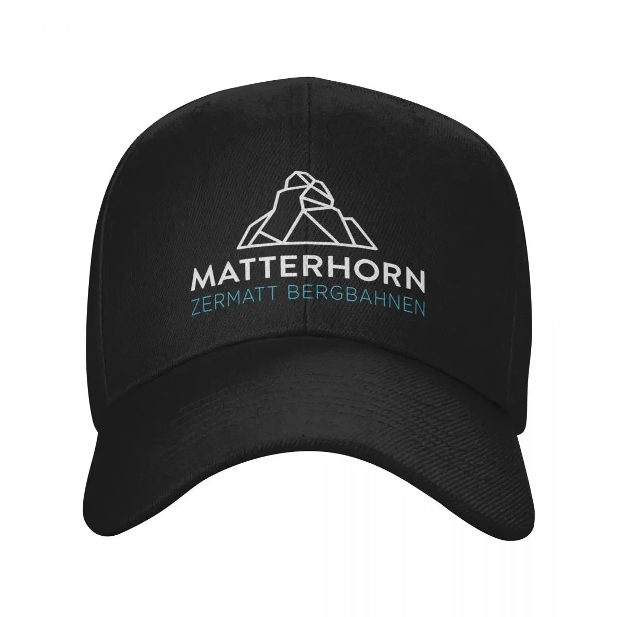 Love Skiing Swiss Alps Zermatt Breuil-Cervinia Valtournenche Ski Resort Matterhorn Baseball Cap Trucker Hat Man Women's