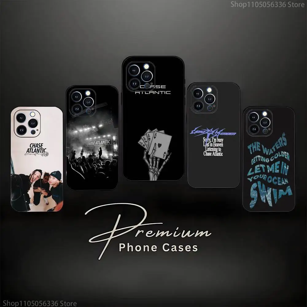 

C-Chase Atlantic Music Group Phone Case For iPhone 17,16,15,14,13,12,11 ,Pro Max,XS,X,XR,SE,Mini,8,7,Soft Silicone Black Cover